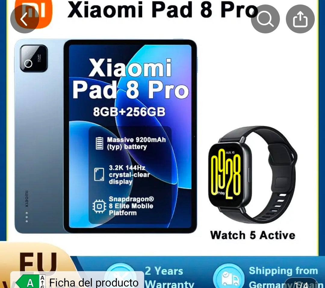 XAOMI PAD 8 PRO